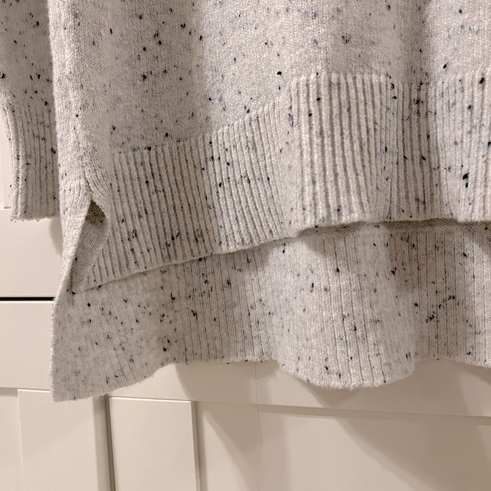 Loft Flecked Turtleneck Tunic Sweater - Picture 6 of 9